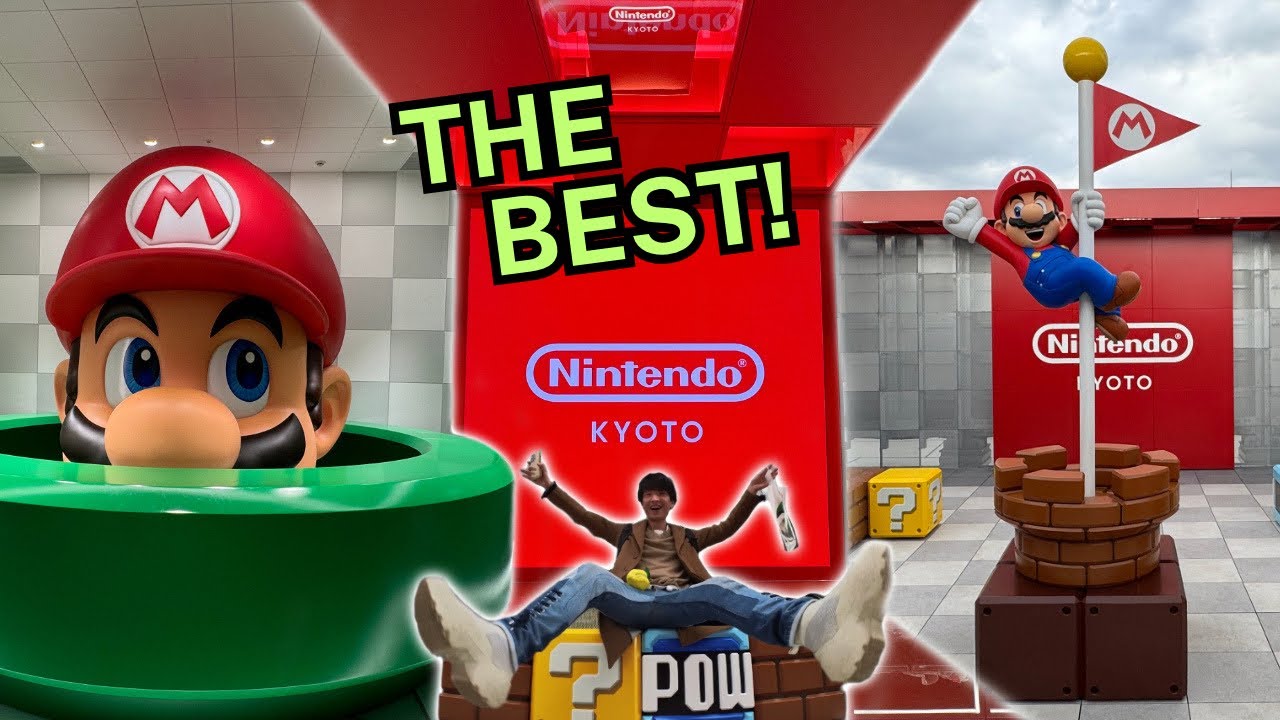 НОВЫЙ МАГАЗИН NINTENDO в Киото — ЛУЧШИЙ В ЯПОНИИ 🇯🇵 #Mario #Zelda #Pikmin #Kirby #Nintendo #Kyoto