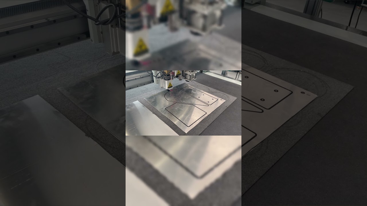 composite metal plate cutting process