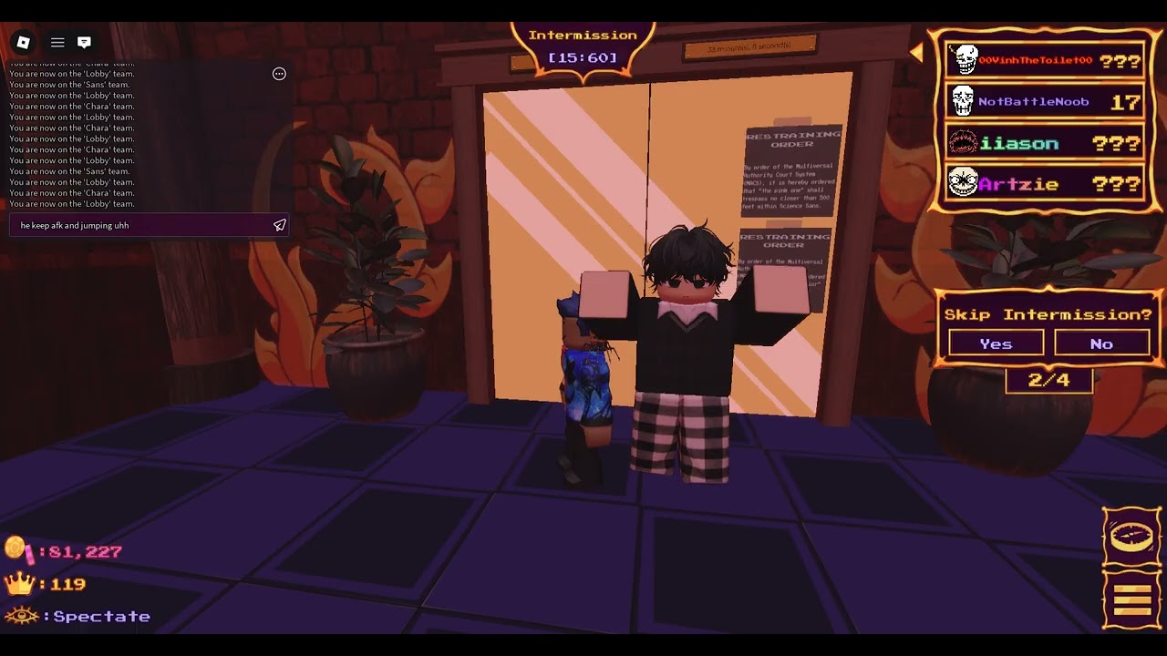 he keep jumping and auto click to afk farming