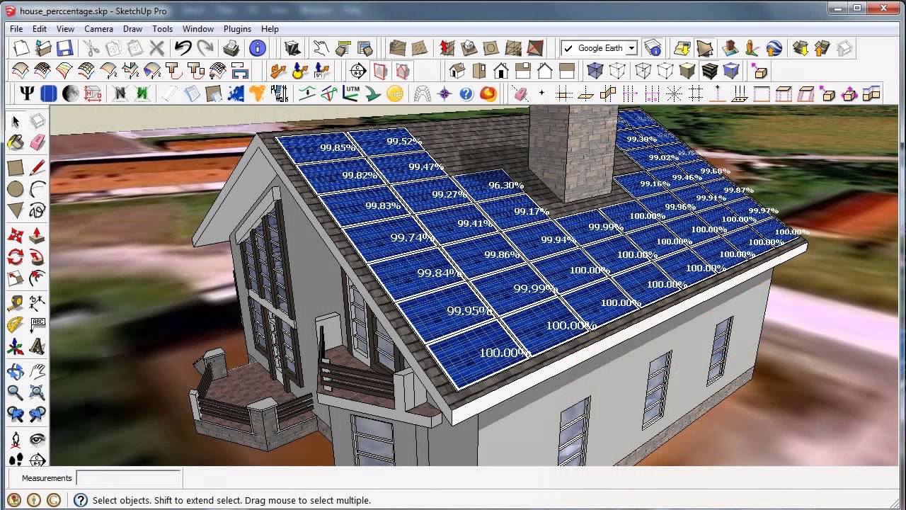Skelion solar plugin for SketchUp