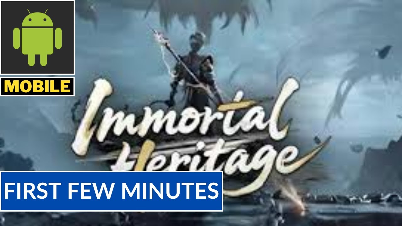 Первые несколько минут IMMORTAL HERITAGE | Poco X6 Pro | Геймплей | Мобильные игры