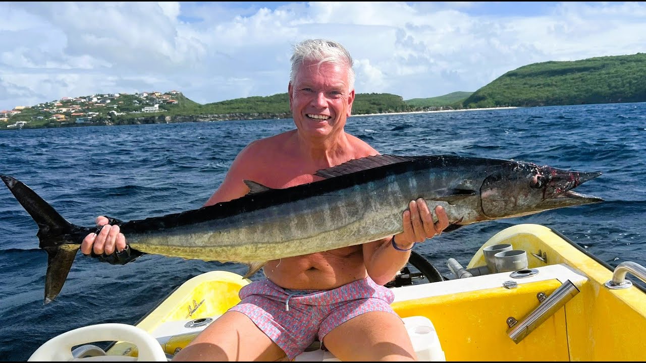 🎣 Double Hookups & Big Wahoo! Fishing Competition on Our Curaçao Deepsea Fishing Charter