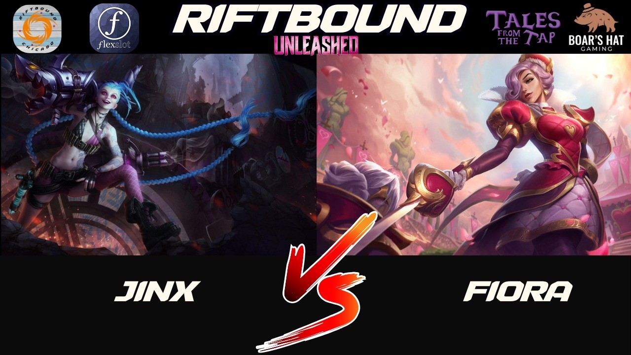 Jinx VS Fiora [Riftbound Gameplay]