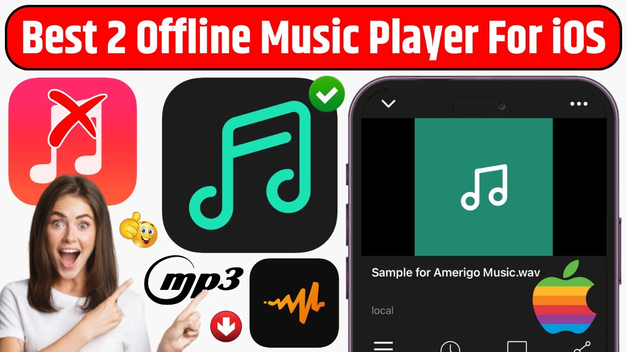 Best Offline Music Player For iPhone | iPhone Me Offline Gana Kaise Sune | Offline Song Play on iOS