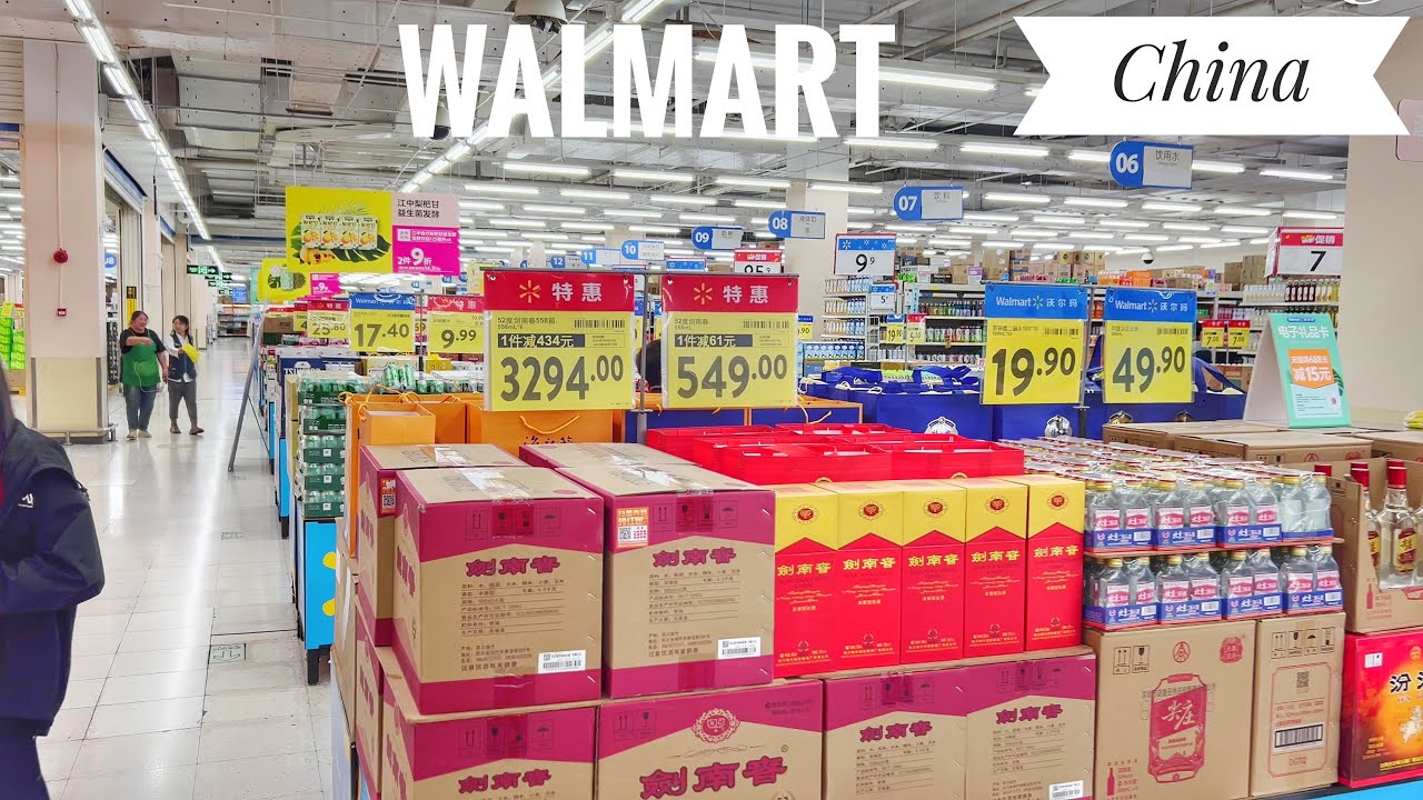 Walking China | There is a Walmart Supermarket in China | City life in China