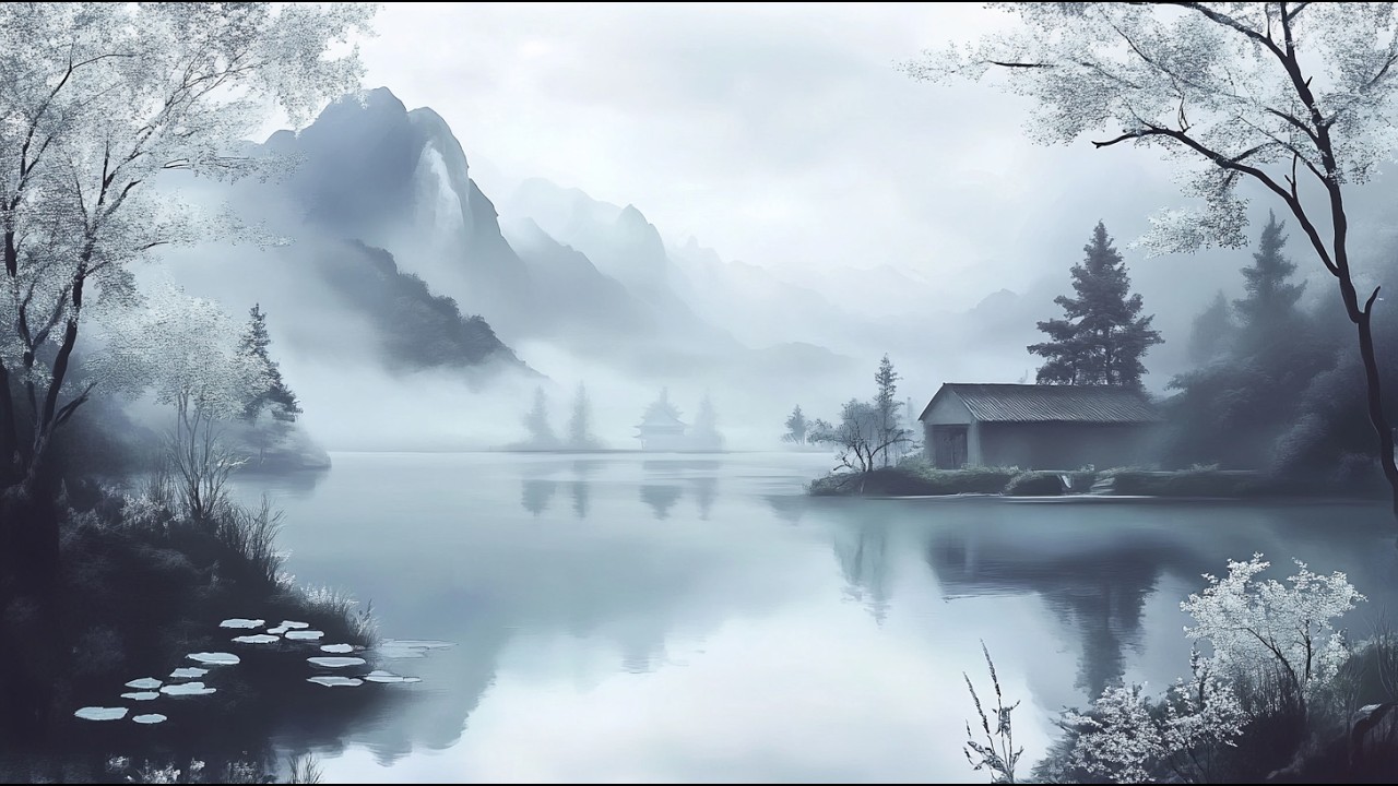 「 於 墨 色 中 · 聽 見 山 河 」禪意‧古風🍃療癒 冥想 靜心 陪伴 養生 助眠 #MeditationMusic #ChineseZither #Relaxing#chineselofi
