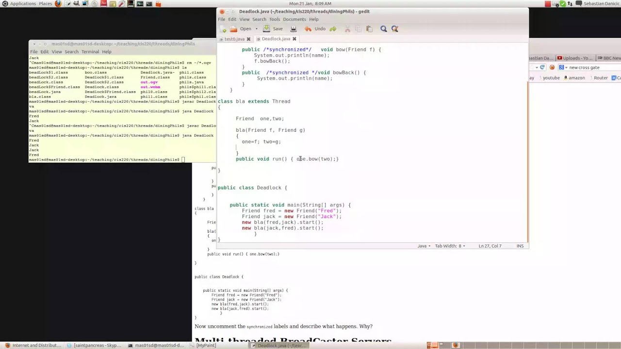 Deadlock in Java