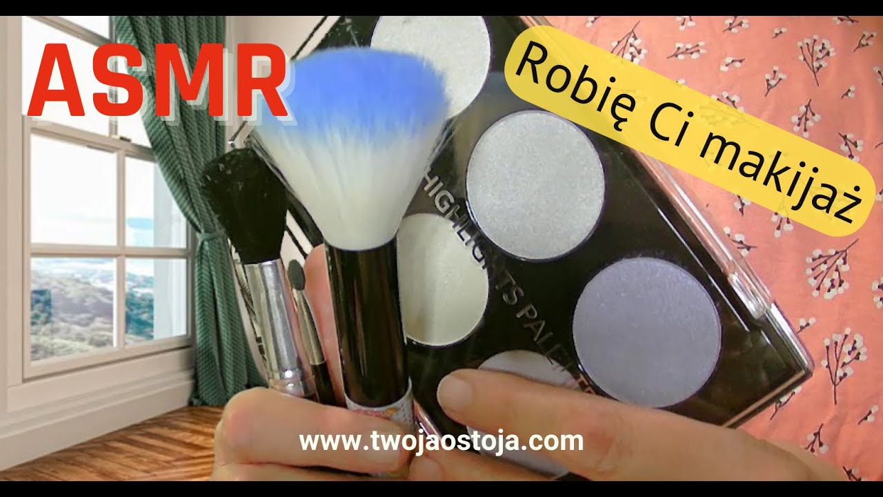 ASMR PL - Robię Ci lekki makijaż. Doing your makeup.Szept, whisper