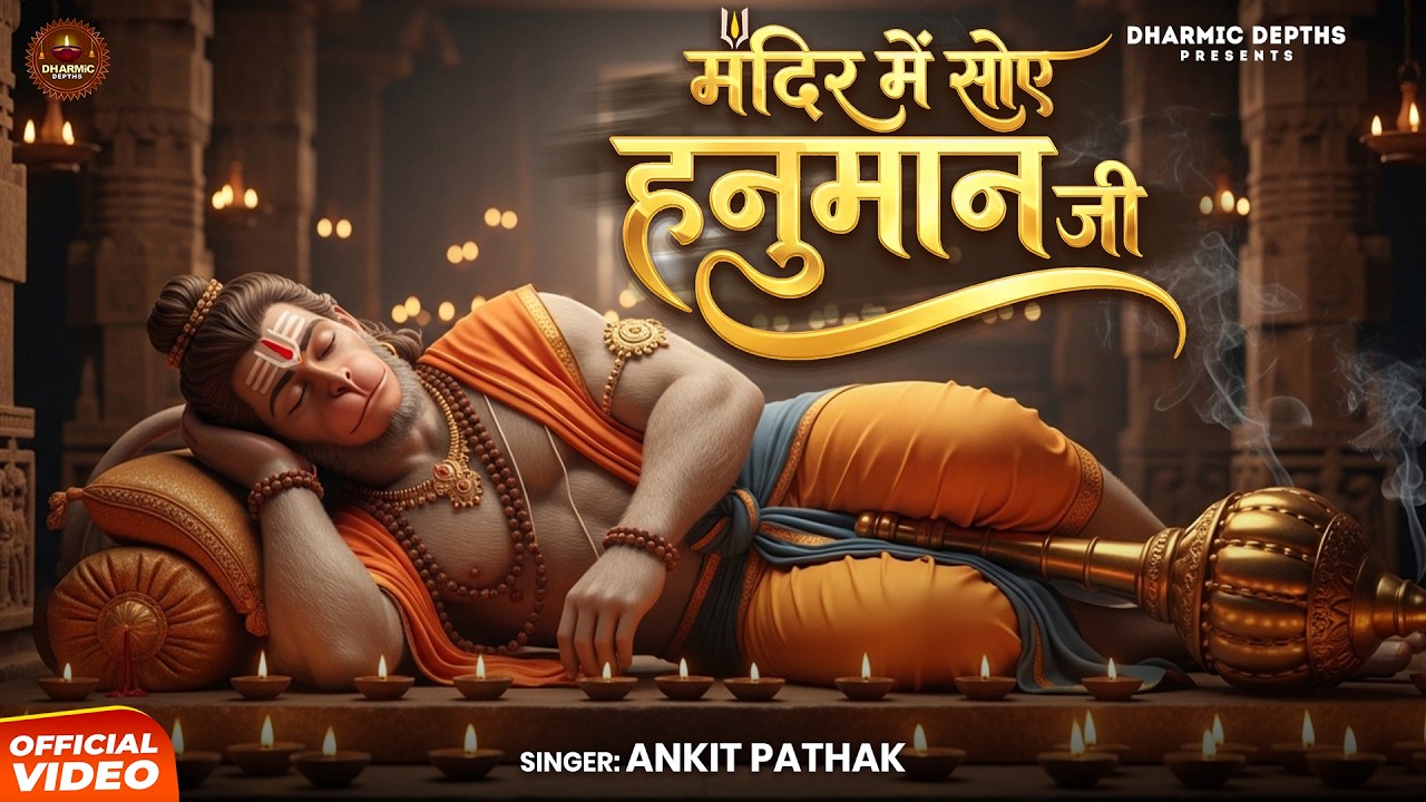 Mandir Mein Soye Hanuman Ji | Ankit Pathak | मंदिर में सोए हनुमान जी | Letest Hanuman Bhajan