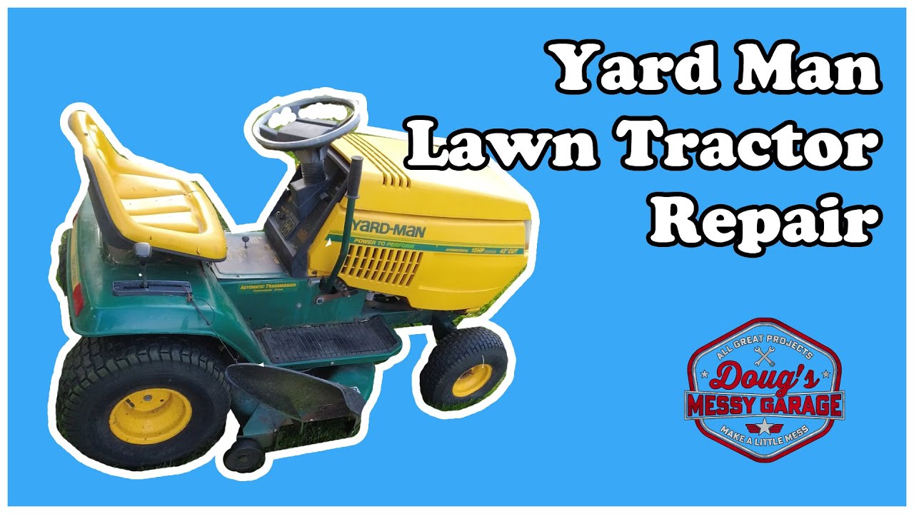Abandoned Lawn Tractor: Yard Man Mower Repair