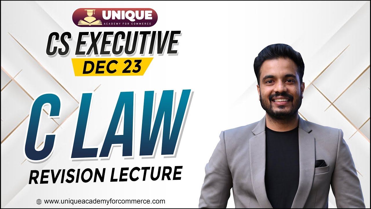 CS Executive | CLAW REVISION LEC 1 | SHARE AND SHARE CAPITAL | CS Shubham ABAD