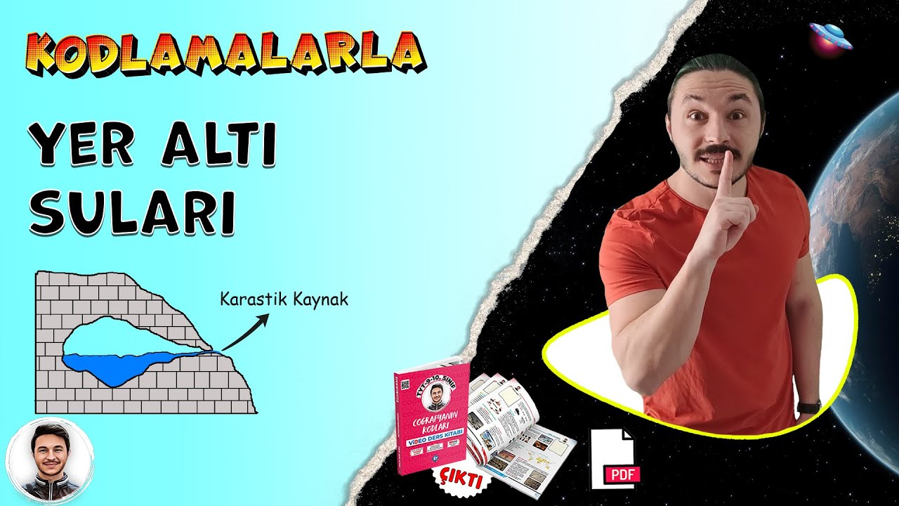 10.sınıf coğrafya Tyt coğrafya YERALTI SULARI , Su kaynakları  konu anlatımı 📂PDF