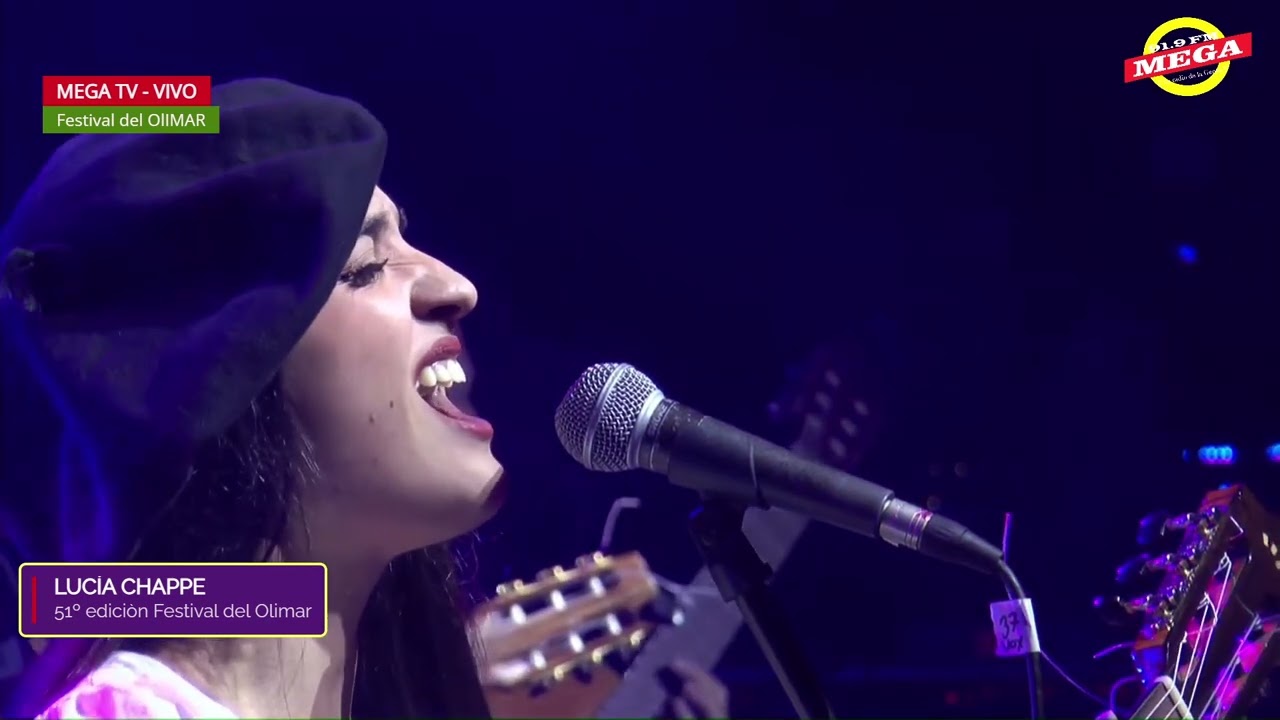 Lucia Chappe en el Festival del Olimar 2025 - transmisión Mega FM 91.9 Vergara