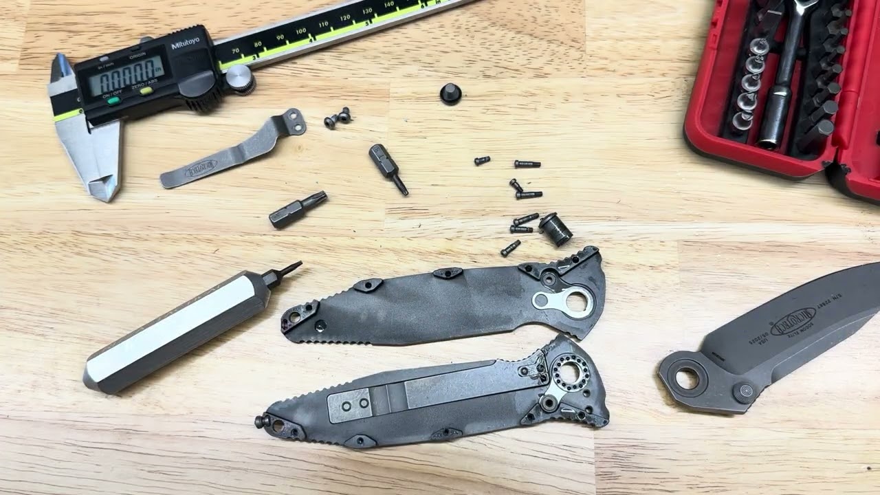 Разборка и размышления по поводу выцветшего металла Microtech Socom Elite