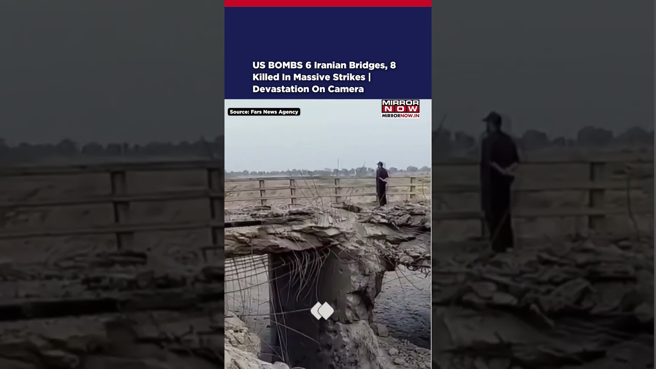 US-Iran War Explodes | US Destroys 6 Iran Bridges, 8 Killed In Massive Hormozgan Strikes | Watch