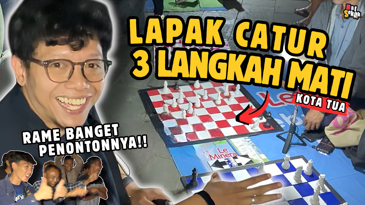 PECAHH !! NYOBAIN CATUR TIGA LANGKAH MATI !! ABANGNYA RUGI BANDAR DI BIKIN BABAK BELUR !! Part 1