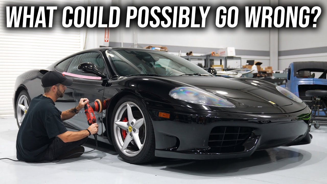 I try Paint Correcting for the First Time on my Ferrari 360..
