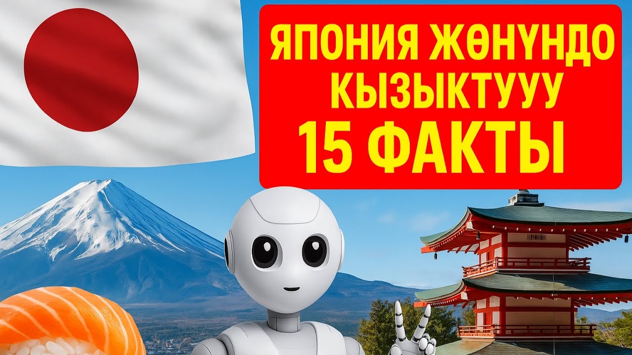 Япония жөнүндө 15 кызыктуу фактылар