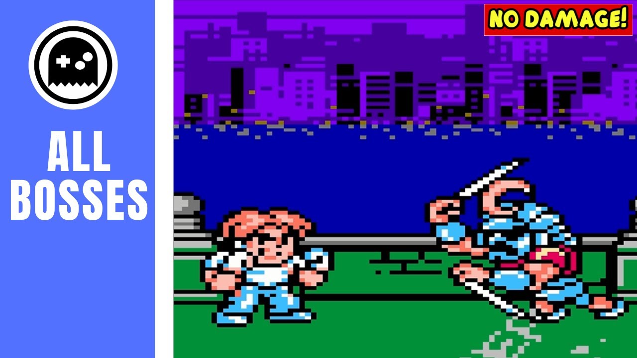 Mighty Final Fight (NES) - All Bosses - (No Damage)