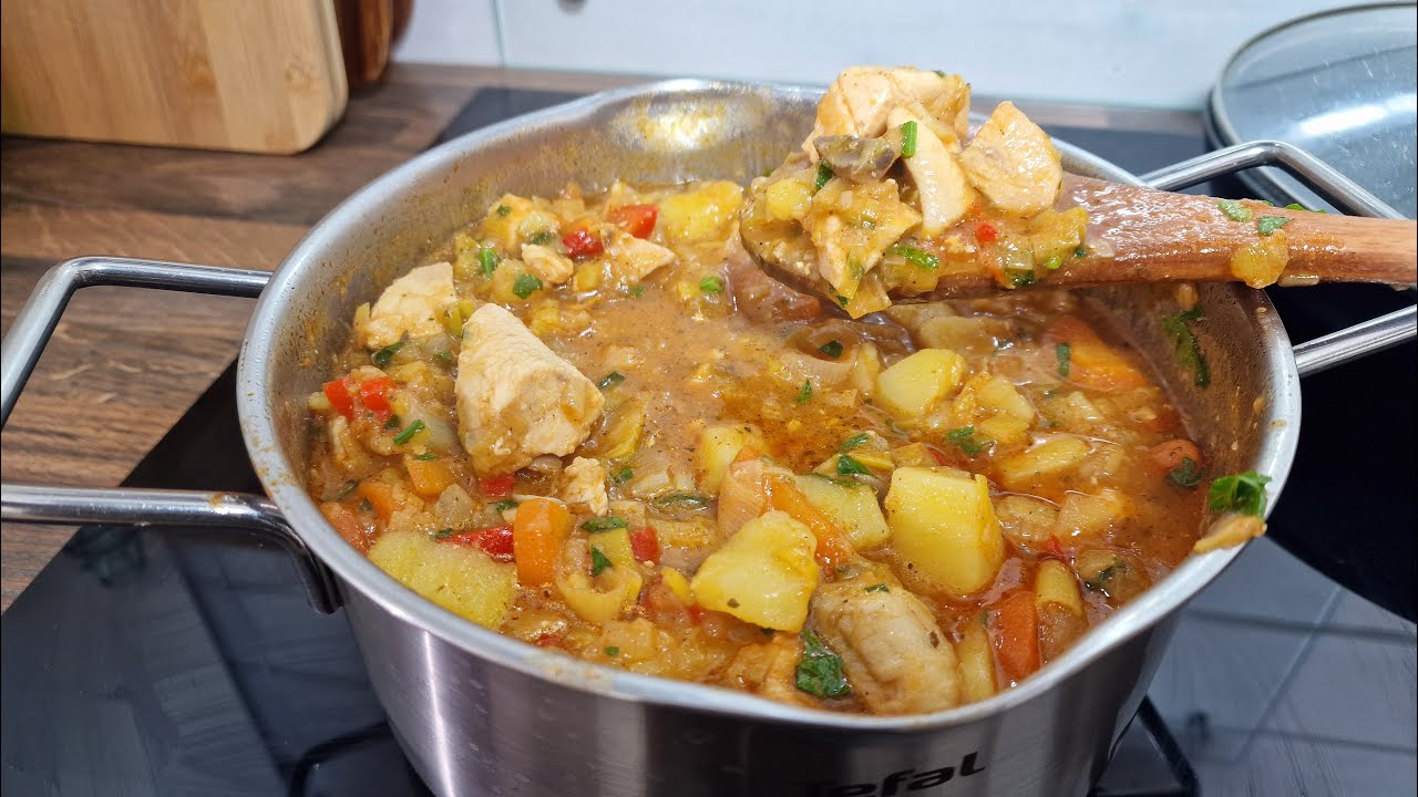Вкусный рецепт овощного рагу с мясом! Это рагу подают только в ресторанах!
