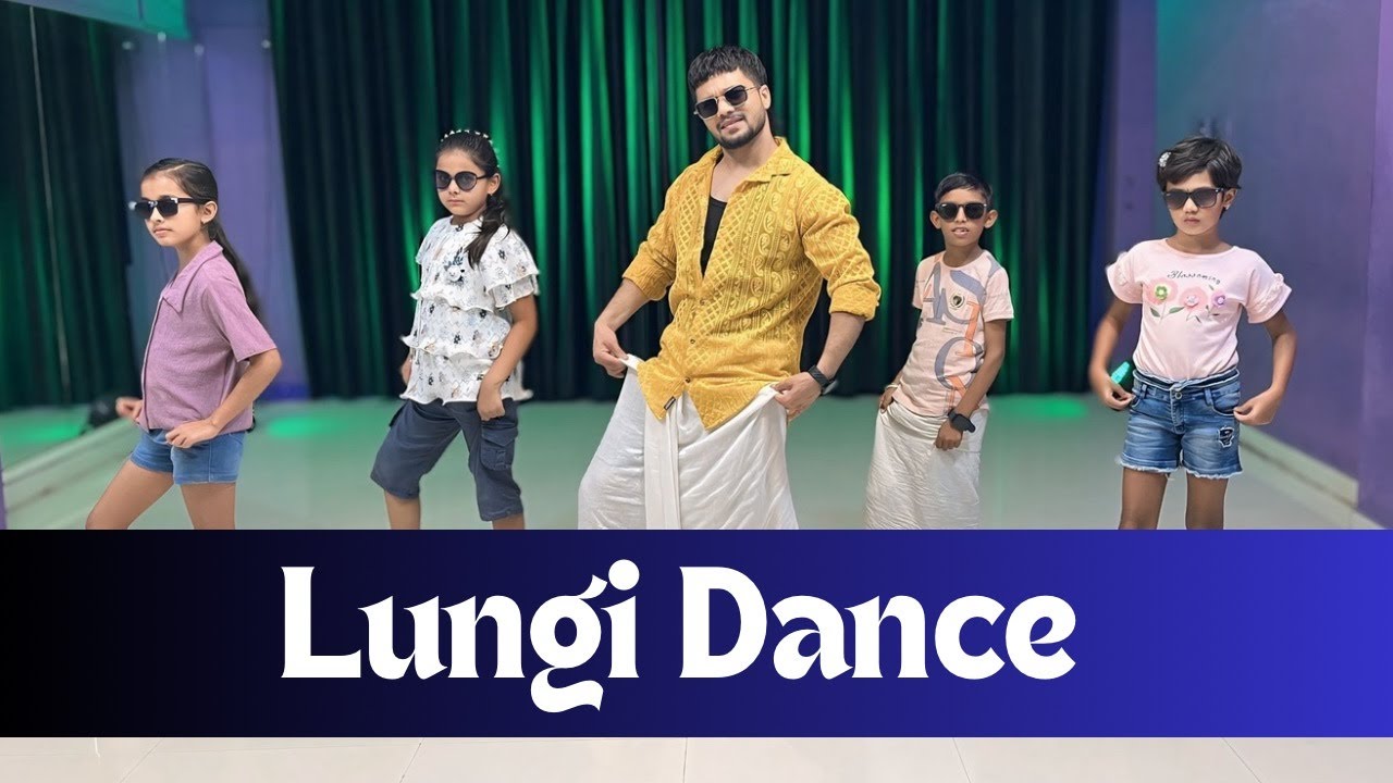 Lungi Dance | Chennai Express | Yo Yo Honey Singh | Kids Dance Cover | Sanju Dance Academy