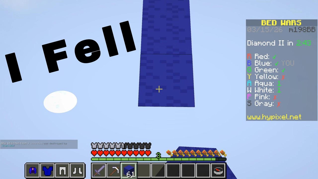 Playing bedwars (Its Edited so watch)