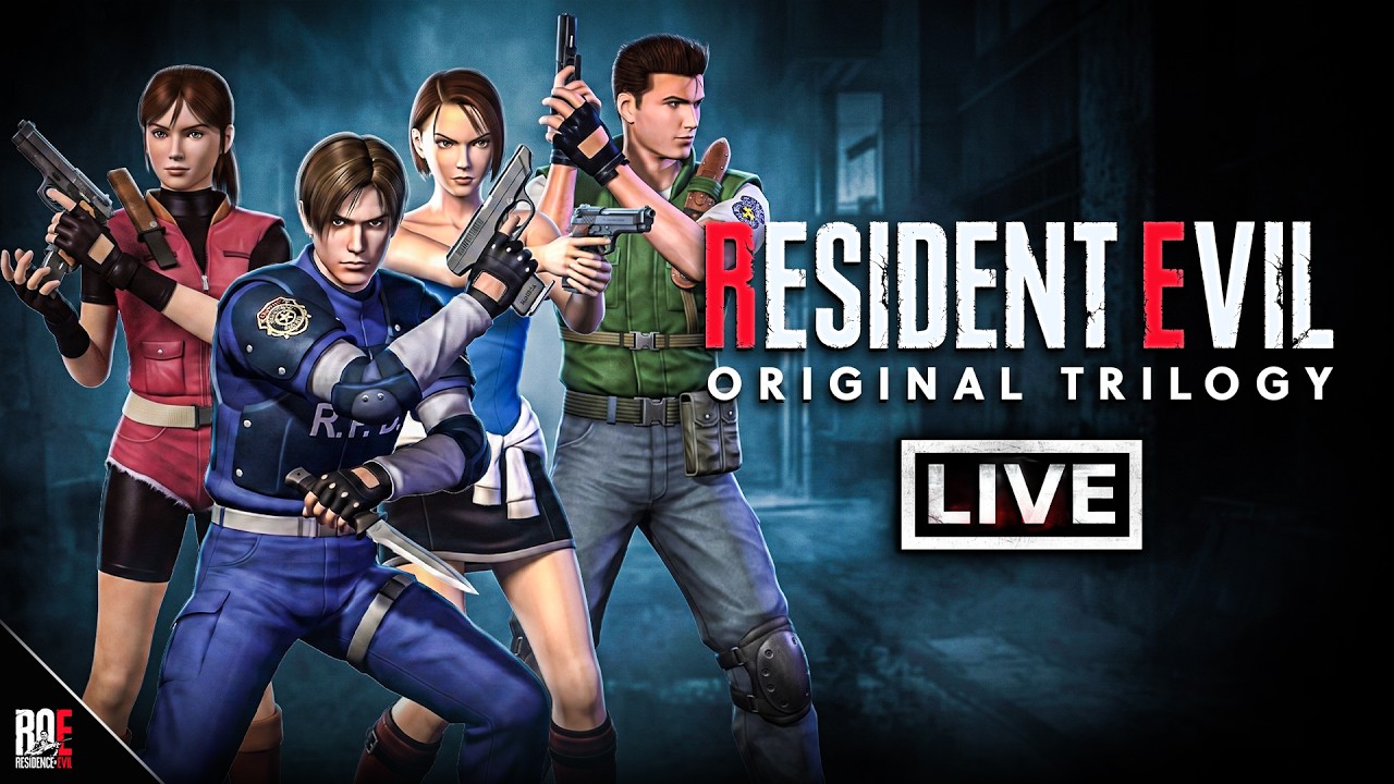 RESIDENT EVIL || Original Trilogy Marathon (Seamless HD Project) | ROED to ORIGINAL SIN 🔴 LIVE