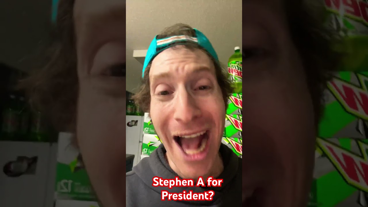 Stephen A threatens to run for President?!