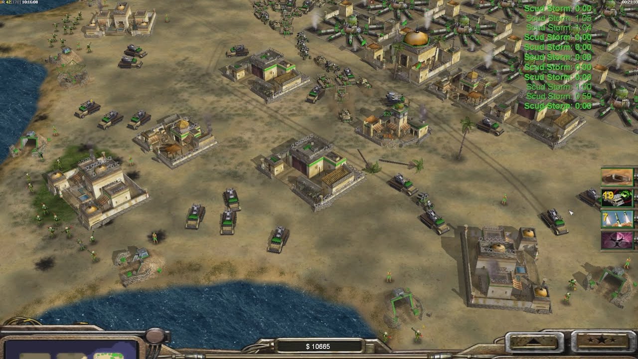 GLA - Command & Conquer Generals Zero Hour - Сложный игровой процесс 1 против 5
