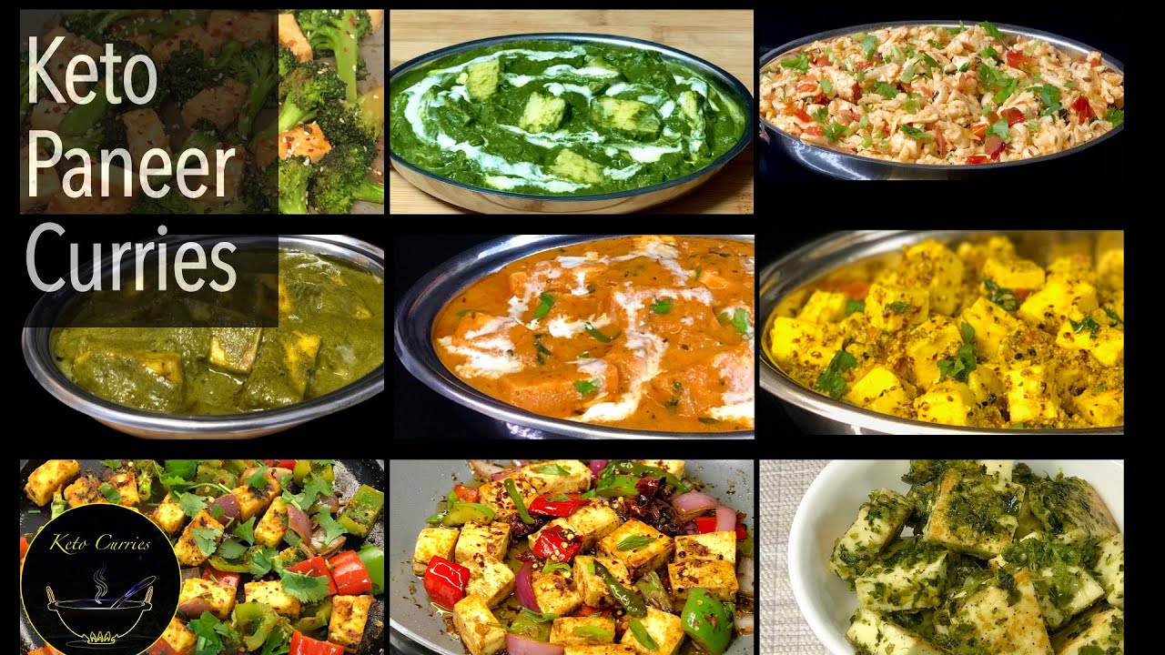 Keto Paneer Recipes|Keto paneer curries|Keto paneer recipe ideas|Keto curries