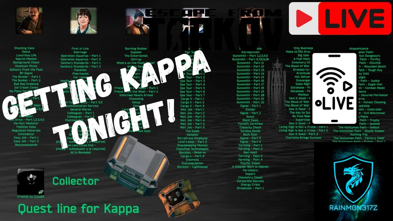 Escape from Tarkov: Getting Kappa Tonight!! with  @ashton10zgaming4  #escapefromtarkov #kappa