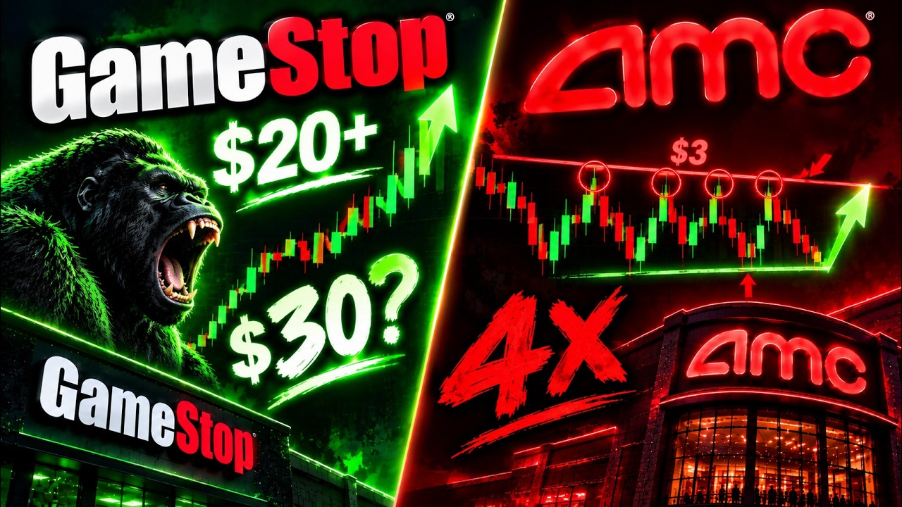 GME $20+ и AMC $3: БУДЕТ ЛИ SQUEEZE? 🚨