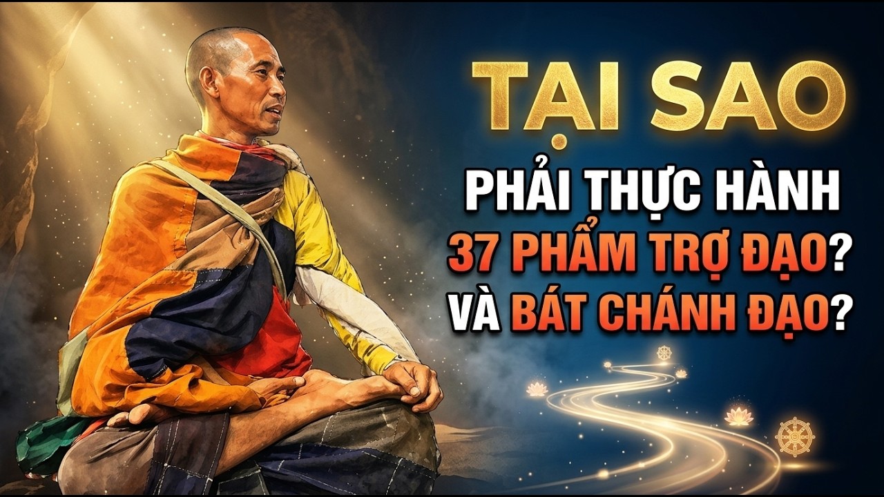 Tại sao hành giả phải thục hành 37 Phẩm Trợ Đạo và Bát Chánh Đạo? | Sư Minh Tuệ