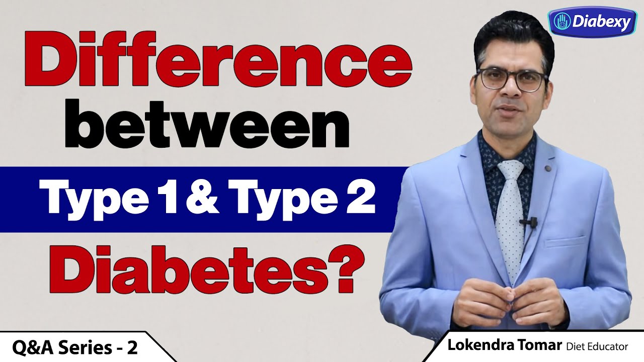 Type 1 vs Type 2 Diabetes Explained | Q&A 2 | Diabexy