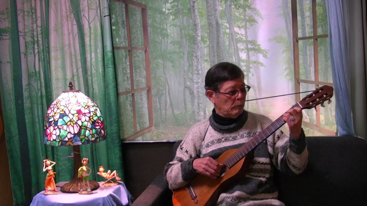 00059❥江戸子守唄❥Japanese Edo Lullaby. guitalele演奏　馬部雄進Yushin Mabe