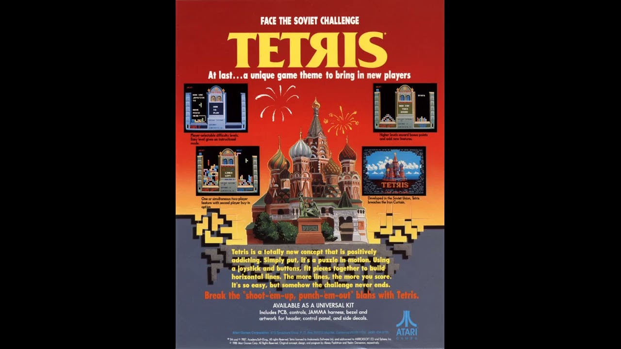 Tetris Atari Arcade Soundtrack 05 Hopak Round 3