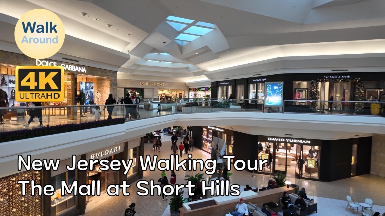 【4K60】 The Mall at Short Hills in Short Hill, New Jersey