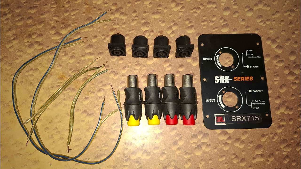 How to make JBL SRX715 speakon connector | Dj speakon cable kaise banayen | SRX715 speakon connector