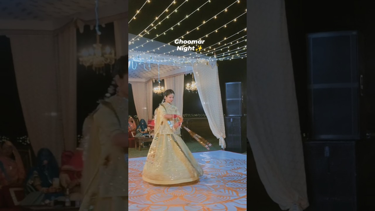 ghoomar night - royal rajput baisaraj ll royal family wedding ll beautiful baisa #ghoomar #wedding