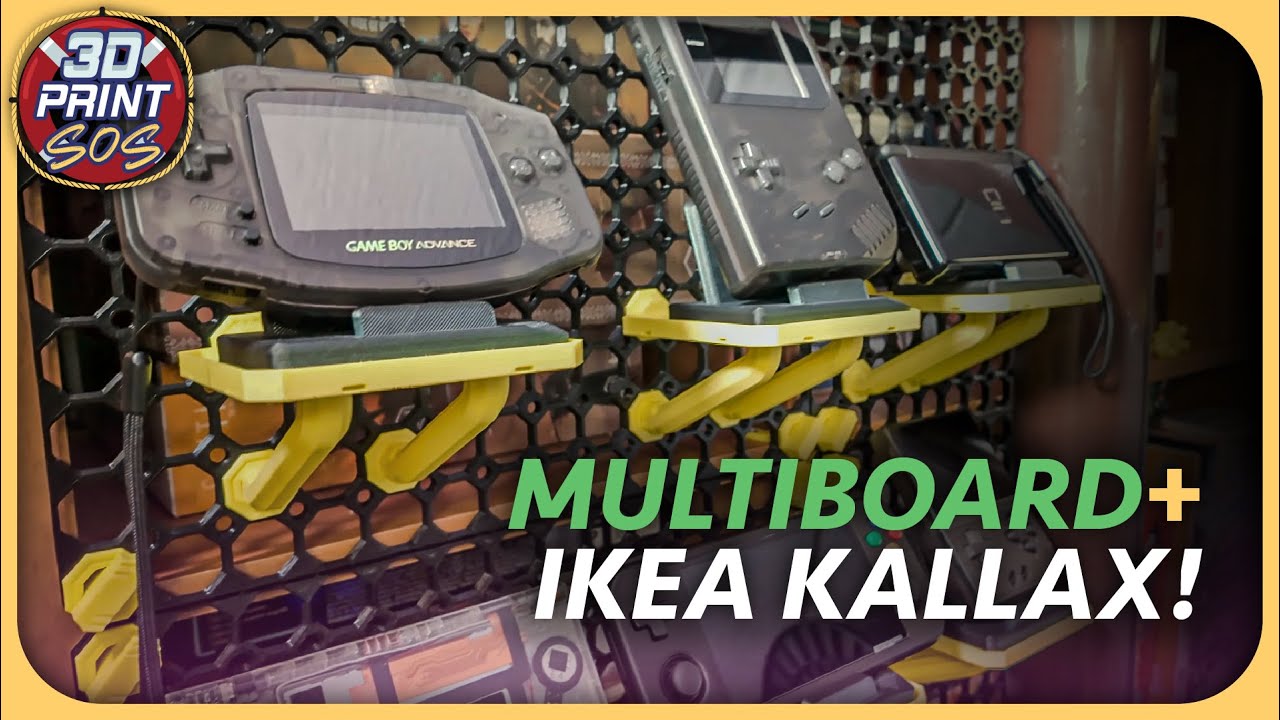 My Multiboard IKEA HACK! - From Boring Kallax to Retro Handheld Display