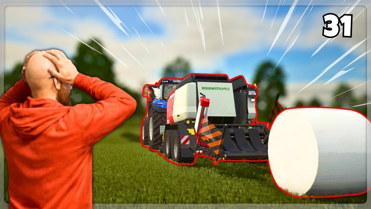 I Thought This Baler Would Be an Upgrade… I Was Wrong | Mega Farm Survival Challenge Ep 31