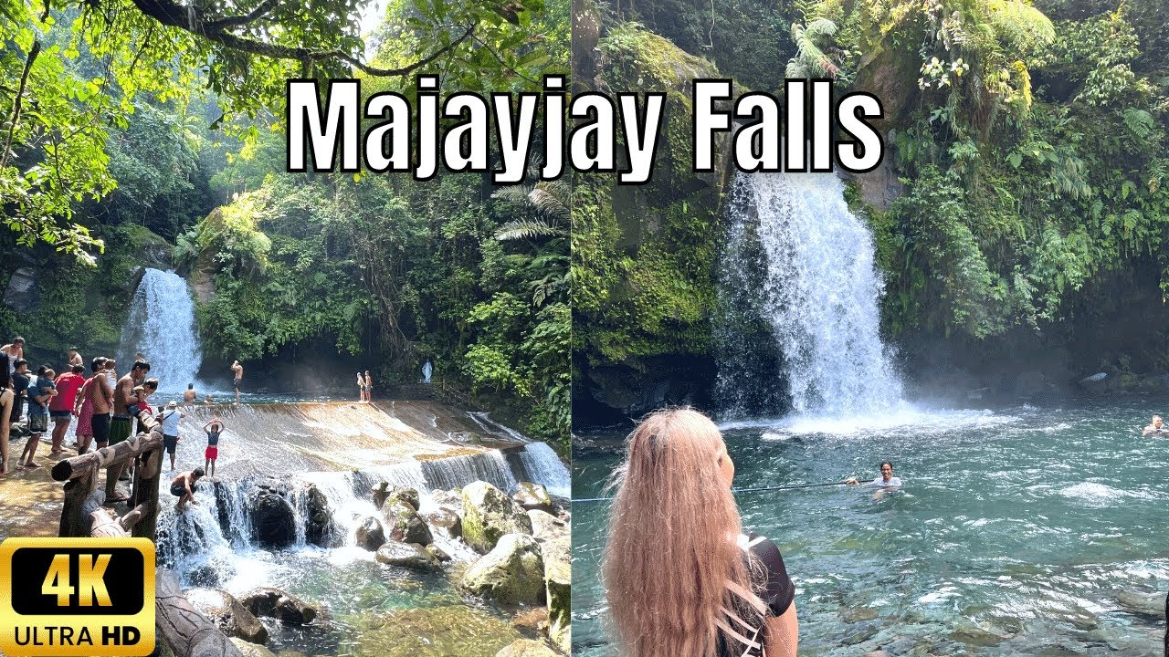 Majayjay Falls / Taytay Falls | Waterfall Tourist Attraction in Majayjay Laguna (4K)