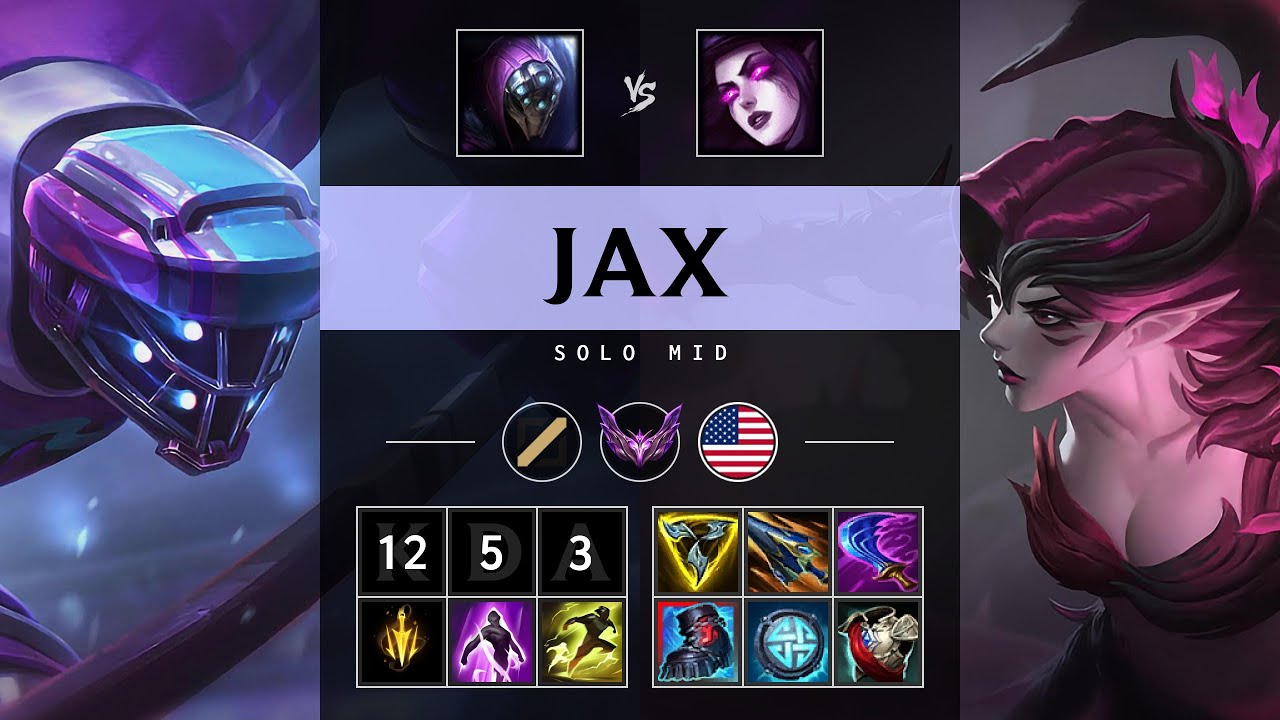 Jax Mid vs Morgana - NA Master Patch 25.19