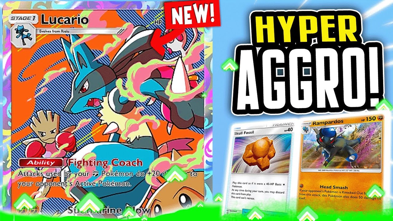 Lucario is INSANE! This Deck is HYPER AGGRESSIVE! - Pokemon TCG Pocket