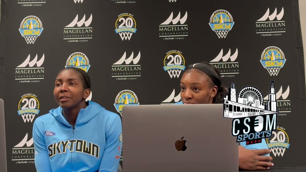 Chicago Sky Postgame: Elizabeth Williams & Michaela Onyenwere (9/7/25)