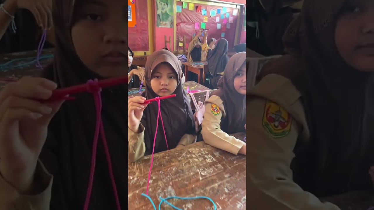 Membuat gelang simpul