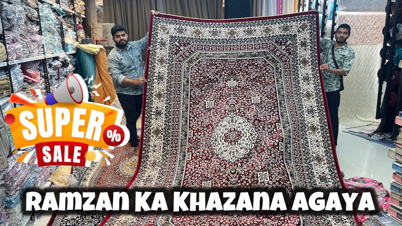 Ramzan Ka Khazana Agaya || Bedsheets,Sofa Cover,Ghaleen,Carpets,Curtains,Pillows,Doormats,Handlooms
