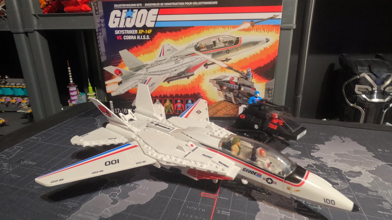 Yo Joe, Bricks! It's the MEGA G.I. JOE Skystriker vs. COBRA H.I.S.S. Building Set