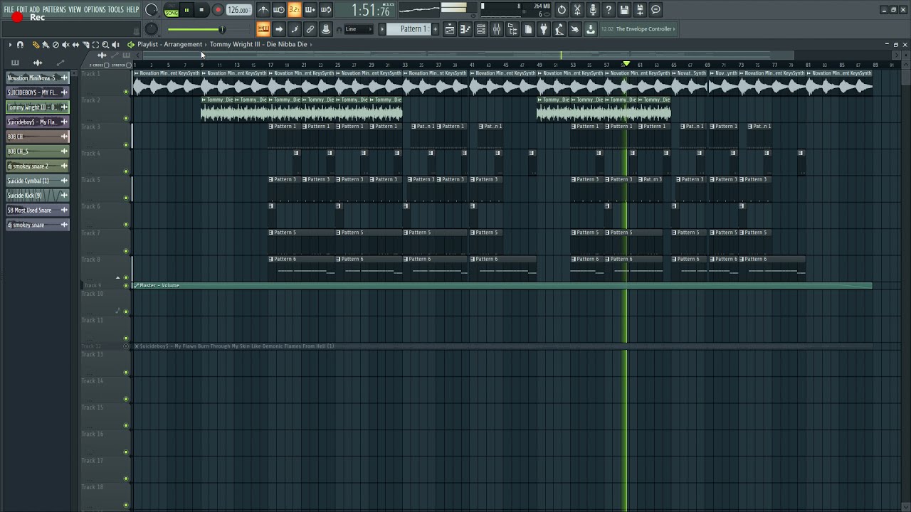 $uicideBoy$ - My Flaws Burn Through My Skin Like Demonic Flames From Hell fl studio remake