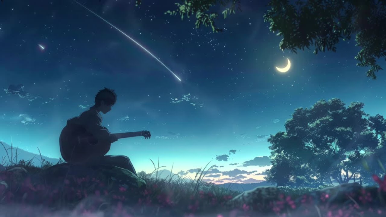 Soothing Guitar Vibes 🌙 Your Relaxing Escape Under the Stars ✨